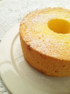 ふょしと〜米粉のレモンシフォンケーキ