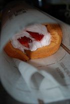 小麦粉無しのロールケーキ・苺＆桜