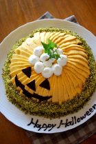  ハロウィンかぼちゃのドームケーキ