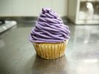 紫芋のモンブランカップケーキ♪