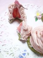 【春のお菓子】桜イチゴモンブラン