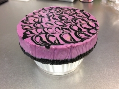紫芋のチーズケーキ