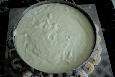 2層の濃厚チーズケーキ