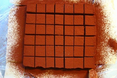 サクサク＆ミルク２層の生チョコレート