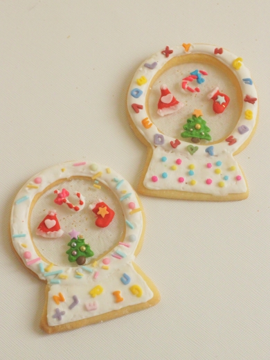 *クリスマス☆スノードームクッキー♪