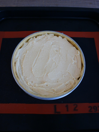 マンゴーレアチーズのバースデータルト