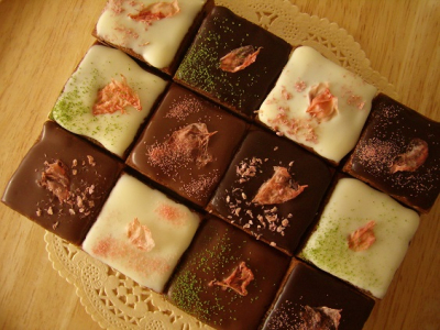 桜彩る☆チョコレートの石畳カトルカール