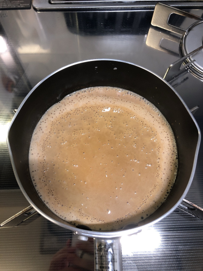 太白ごま油で作る紅茶のシュークリーム