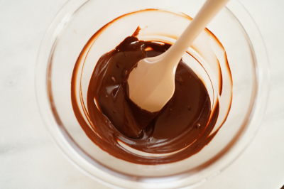 低糖質♪ノンシュガーチョコと低糖質ミックスで作る、生チョコクリームパン