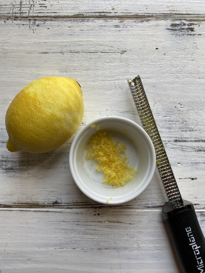 ソイレブールと米粉で作るレモンサブレ