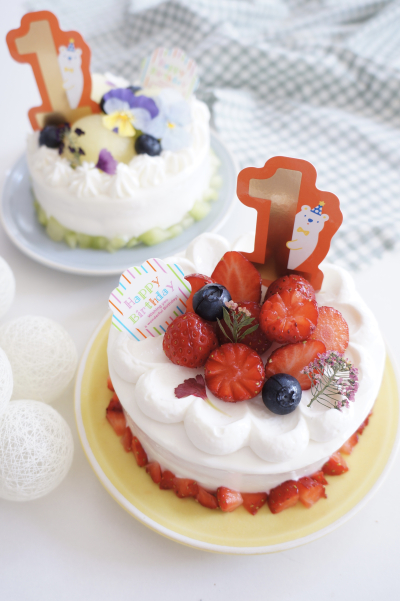 1歳のお誕生日ケーキ