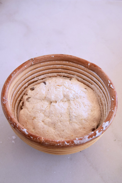 無水調理鍋で簡単!米粉でフルーツカンパーニュ