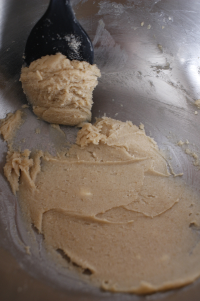 米粉と抹茶のキューブクッキー