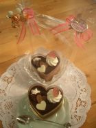 【バレンタイン】ハートのチョコムース