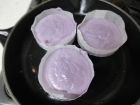 紫芋の分厚ーいホットケーキ