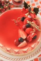 【クリスマス】真っ赤なレアチーズケーキ