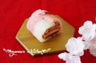 桜色の和菓子