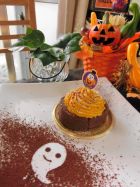 ロールケーキで☆かぼちゃのモンブラン