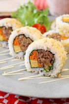 【クルミ】コリコリくるみきのこ寿司