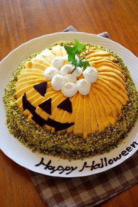 ハロウィンに かぼちゃのモンブランケーキ Marimo お菓子 パンのレシピや作り方 Cotta コッタ