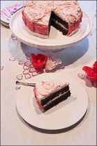 【バレンタイン】ストロベリーチョコケーキ
