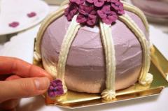 紫陽花ケーキ