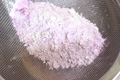 紫芋のシフォン