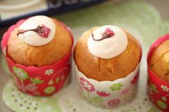 桜咲くカップケーキ