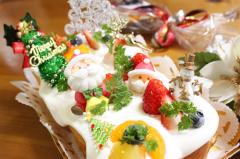子供と作るクリスマスのロールケーキ