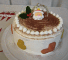 シンプルクリスマスケーキ