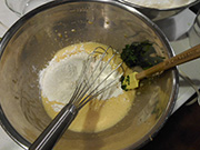  和三盆で作る抹茶のシフォンケーキ