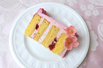 桜のケーキ