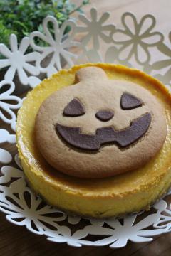 【ハロウィン】カスタードたっぷり、かぼちゃのNYチーズケーキ