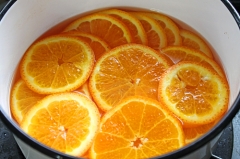 お花オレンジと紅茶のレアチーズケーキ☆