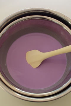 紫芋ミルクプリン☆