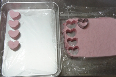 【バレンタイン】ハートが詰まったムースケーキ
