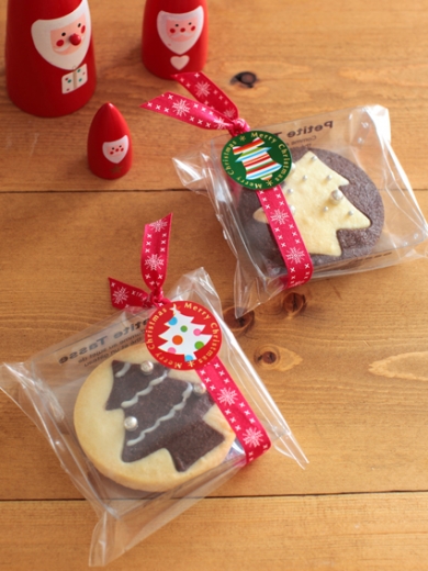 クリスマス★苺とココアのサクホロっ厚焼きクッキー