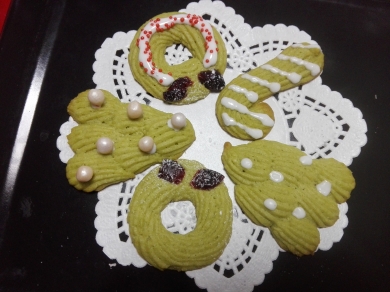 クリスマスクッキー３種