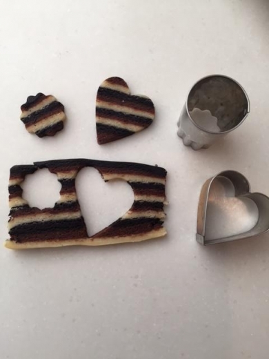 １回で２種作れるバレンタインクッキー