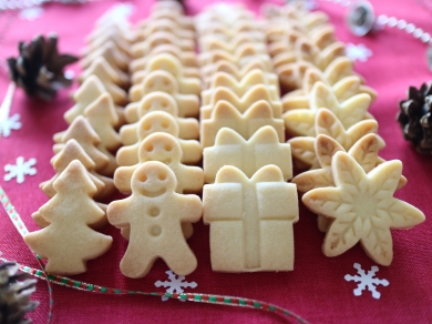 クリスマス☆さくさく型抜きクッキー