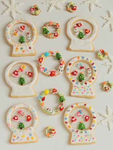 *クリスマス☆スノードームクッキー♪