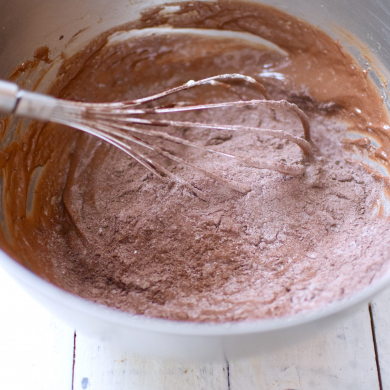 糖質オフ&グルテンフリーのチョコレートケーキ