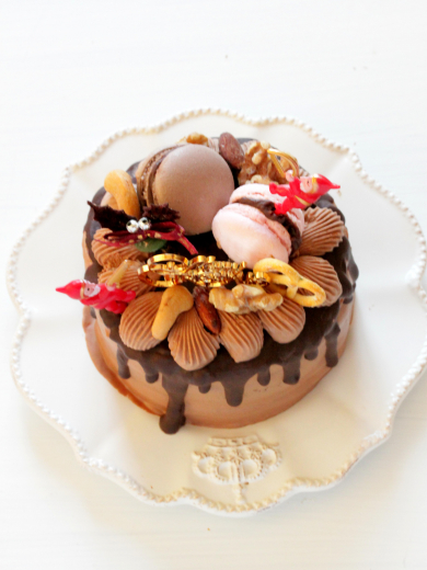 * クリスマス ☆ チョコナッツケーキ♪
