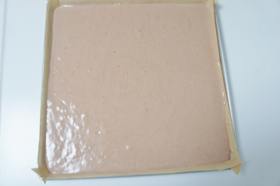 米粉のもちふわチョコロールケーキ