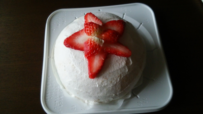 ホワイトドームケーキ