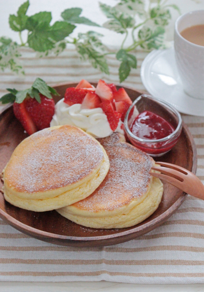 ふわふわ強力粉パンケーキ Moka お菓子 パンのレシピや作り方 Cotta コッタ