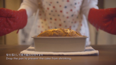 ココアのマーブルパウンドケーキ（動画あり）