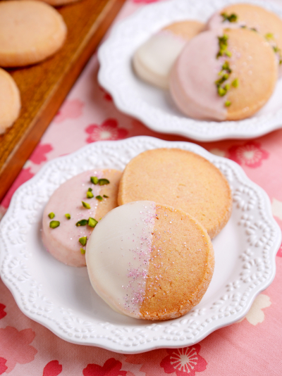 桜のアイスボックスクッキー