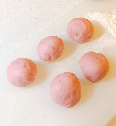 ✿桜香るピンク食パン✿