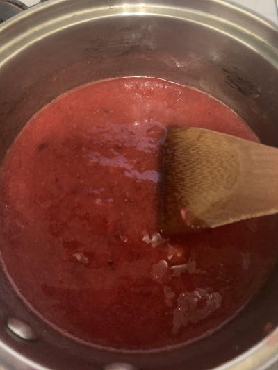冷凍イチゴで手作りイチゴジャム